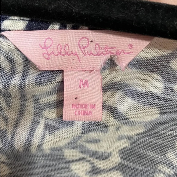 Lilly Pulitzer long sleeve zebra v neck dress - Picture 5 of 5